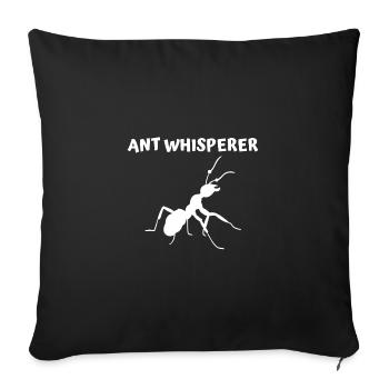 Ant - Sofa pillowcase 17,3'' x 17,3'' (45 x 45 cm) - black - Front