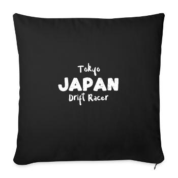 Tokyo Japan Drift Racer - Racing - Sofa pillowcase 17,3'' x 17,3'' (45 x 45 cm) - black - Front