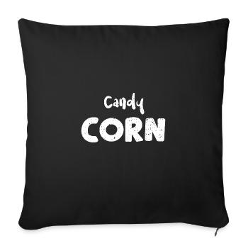 Candy Corn - Corn - Sofa pillowcase 17,3'' x 17,3'' (45 x 45 cm) - black - Front