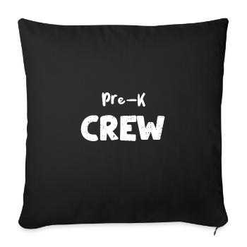 Pre-K Crew - Teacher - Sofakissenbezug 45 x 45 cm - Schwarz - Vorne