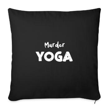 Murder Yoga - Combat Sports - Housse de coussin décorative 45 x 45 cm - noir - Devant