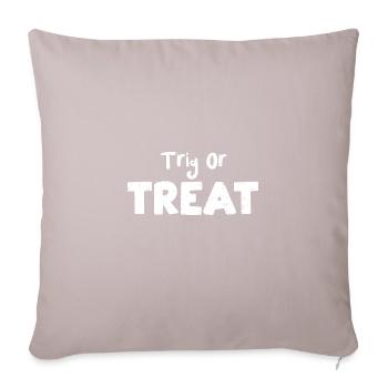 Trig Or Treat - Halloween - Sofa pillowcase 17,3'' x 17,3'' (45 x 45 cm) - light taupe - Front