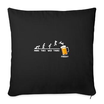 Beer Drinker Beer Mug Beer Tank Beer - Sofa pillowcase 17,3'' x 17,3'' (45 x 45 cm) - black - Front