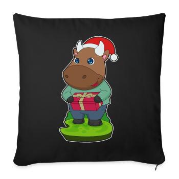 Taurus Christmas Package - Sofa pillowcase 17,3'' x 17,3'' (45 x 45 cm) - black - Front
