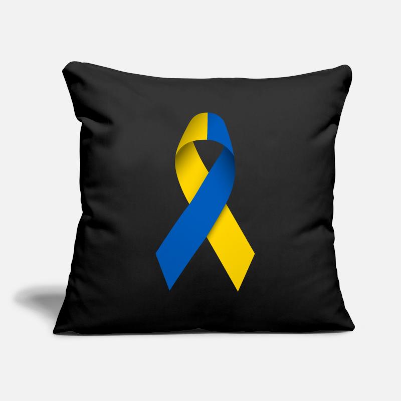 Ukrainian Peace Loop Sofa pillowcase 17,3'' x 17,3'' (45 x 45 cm)