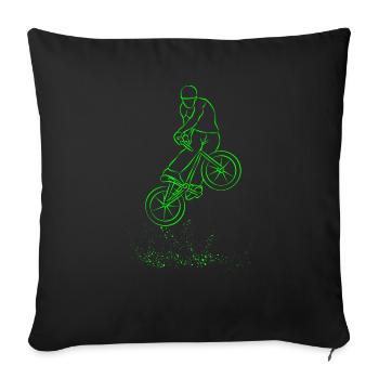 BMX - Sofakissenbezug 45 x 45 cm - Schwarz - Vorne