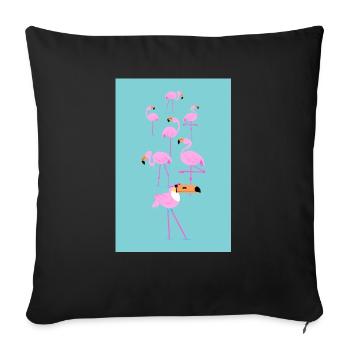 Incognito affiche - Housse de coussin décorative 45 x 45 cm - noir - Devant