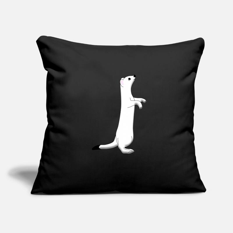 Ermine Housse de coussin décorative 45 x 45 cm