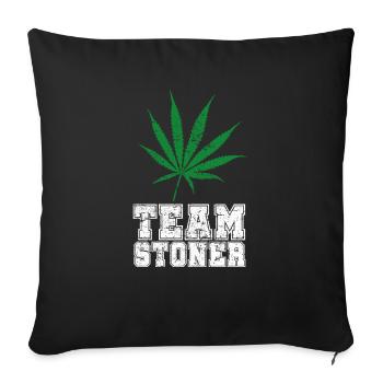 Team Stoner vintage white - Sofakissenbezug 45 x 45 cm - Schwarz - Vorne