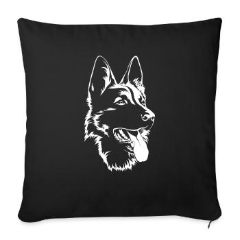 German Shepherd Limited Edition - Housse de coussin décorative 45 x 45 cm - noir - Devant