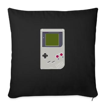 game boy - Housse de coussin décorative 45 x 45 cm - noir - Devant