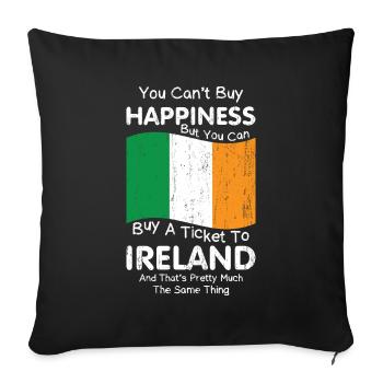 Ireland Irish Irish Flag Irish St Patricks Day - Sofa pillowcase 17,3'' x 17,3'' (45 x 45 cm) - black - Front