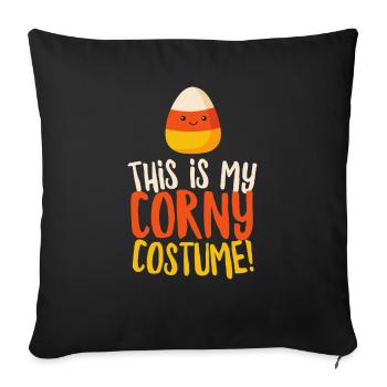 Ceci est mon costume de Corny - Housse de coussin décorative 45 x 45 cm - noir - Devant