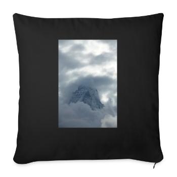 Matterhorn - Sofa pillowcase 17,3'' x 17,3'' (45 x 45 cm) - black - Front