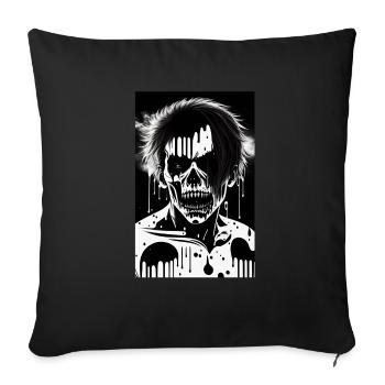MELTING ZOMBIE MANGA 3 - Housse de coussin décorative 45 x 45 cm - noir - Devant