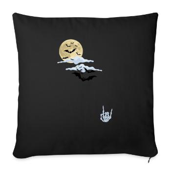 Halloween rockt - Sofakissenbezug 45 x 45 cm - Schwarz - Vorne