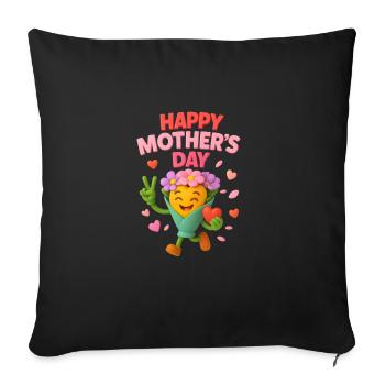 ChatGPT Image 17 mai 2025 09 21 42 - Housse de coussin décorative 45 x 45 cm - noir - Devant