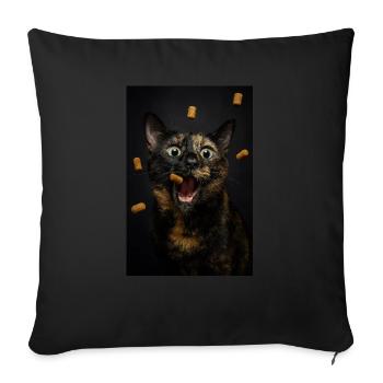 Leckerli-Angriffsmodus: Aktiviert! - Sofakissenbezug 45 x 45 cm - Schwarz - Vorne