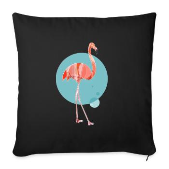 FlaminGEO - Sofa pillowcase 17,3'' x 17,3'' (45 x 45 cm) - black - Front