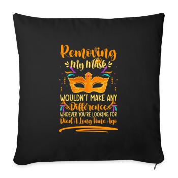 Verkleidung Party Parade Unbekannt - Sofakissenbezug 45 x 45 cm - Schwarz - Vorne