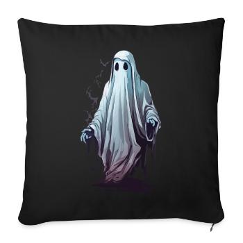 Halloween October Ghosts Party Spooky Design - Sofa pillowcase 17,3'' x 17,3'' (45 x 45 cm) - black - Front