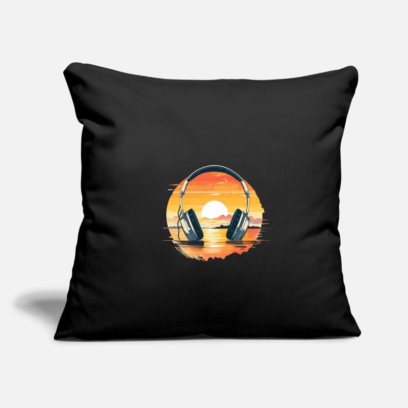 VINTAGE RAVE TECHNO DESIGN Sofakissenbezug 45 x 45 cm