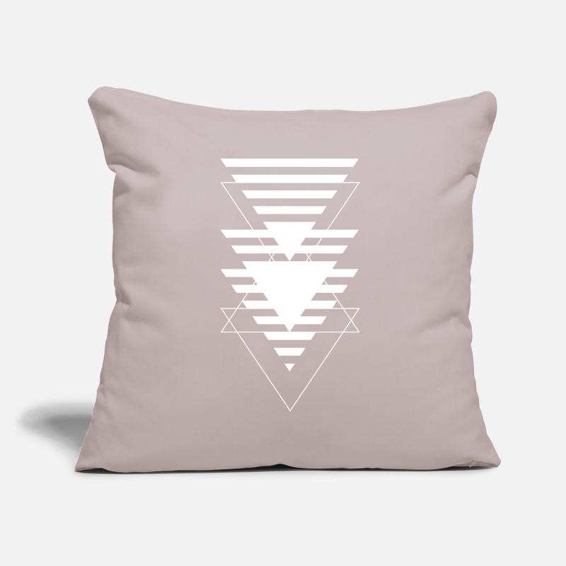 Layered Triangle Geometric Pattern Sofa pillowcase 17,3'' x 17,3'' (45 x 45 cm)