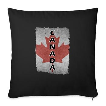 Canada - Housse de coussin décorative 45 x 45 cm - noir - Devant