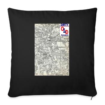 Coronation St - Sofa pillowcase 17,3'' x 17,3'' (45 x 45 cm) - black - Front