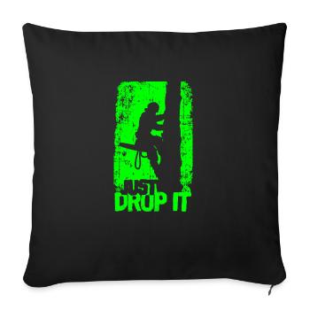 Arborist Arborist Gardener GalaBau Gift - Sofa pillowcase 17,3'' x 17,3'' (45 x 45 cm) - black - Front