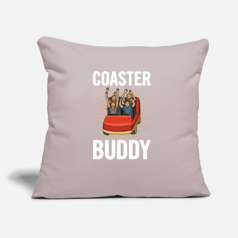 Achterbahn Spruch für einen Freizeitpark Experte Sofakissenbezug 45 x 45 cm