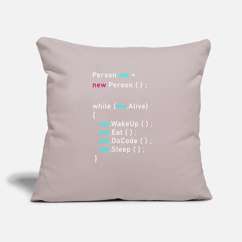 Personne moi = nouvelle personne (); Code de programmation Java Housse de coussin décorative 45 x 45 cm