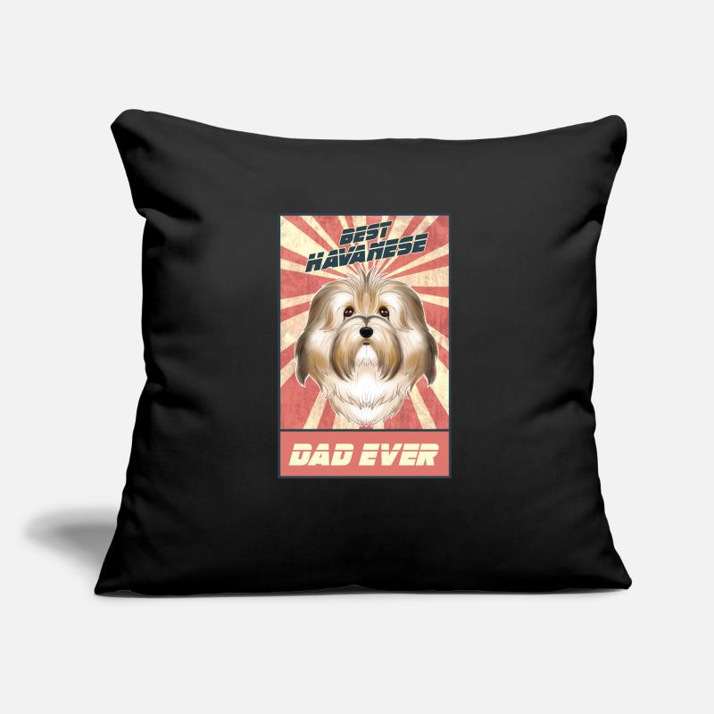 Best Havanese Dad Ever I Havanese Lover Sofakissenbezug 45 x 45 cm