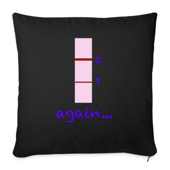 Corona à nouveau - Housse de coussin décorative 45 x 45 cm - noir - Devant