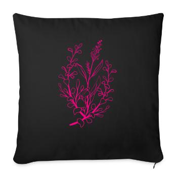 Florist Flower Plant Nature Gardener - Sofa pillowcase 17,3'' x 17,3'' (45 x 45 cm) - black - Front