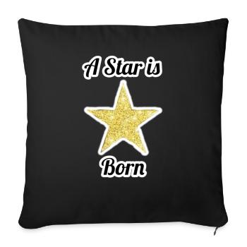 Rock Star - Sofa pillowcase 17,3'' x 17,3'' (45 x 45 cm) - black - Front