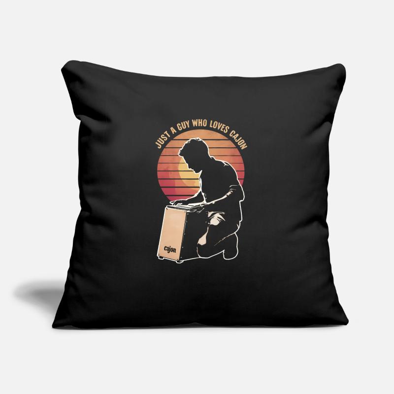 Cajon Player Gift Sofa pillowcase 17,3'' x 17,3'' (45 x 45 cm)