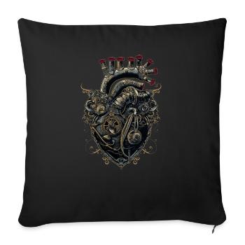 I love steampunk - Sofa pillowcase 17,3'' x 17,3'' (45 x 45 cm) - black - Front