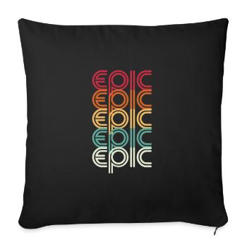 EPIC epic - Housse de coussin décorative 45 x 45 cm - noir - Devant
