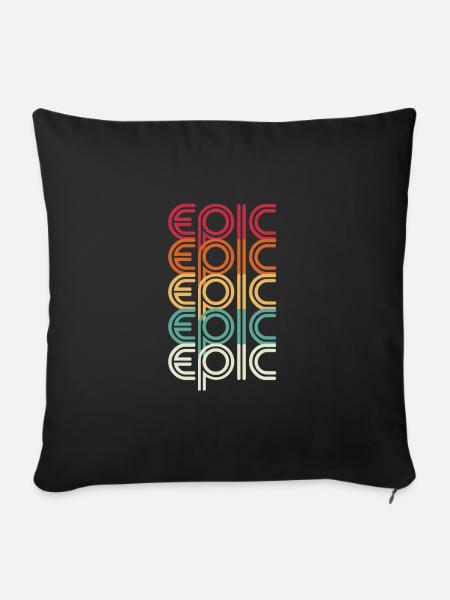 EPIC epic - Sofakissenbezug 45 x 45 cm - Schwarz