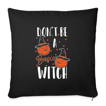 Witch Magic Spell Witches - Sofa pillowcase 17,3'' x 17,3'' (45 x 45 cm) - black - Front