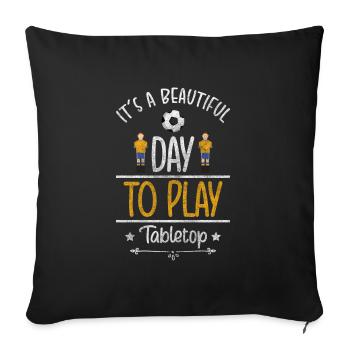 Board Game Winner - Sofa pillowcase 17,3'' x 17,3'' (45 x 45 cm) - black - Front