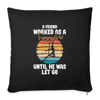Manège Fun Music - Housse de coussin décorative 45 x 45 cm - noir - Devant