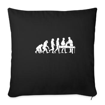 Evolution Physical Therapist - Sofa pillowcase 17,3'' x 17,3'' (45 x 45 cm) - black - Front