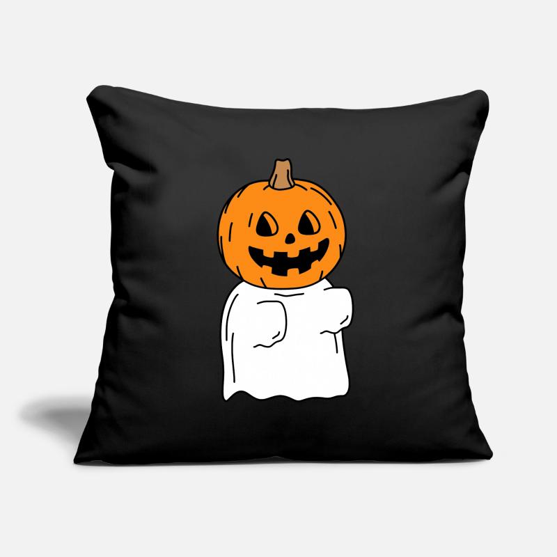 Funny Pumpkin Halloween Ghost Sofakissenbezug 45 x 45 cm