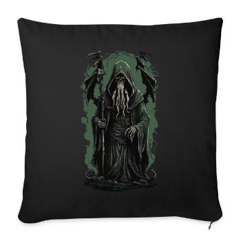 Mage Cthulhu Halloween Horror from the Deep - Sofa pillowcase 17,3'' x 17,3'' (45 x 45 cm) - black - Front