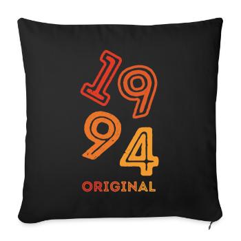 1994 Original (en anglais) - Housse de coussin décorative 45 x 45 cm - noir - Devant