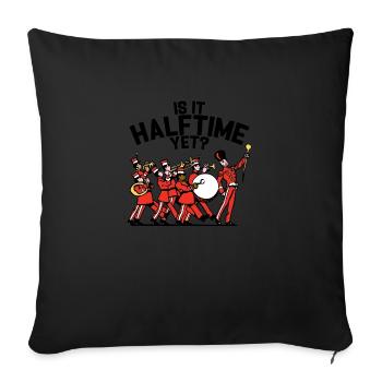 Marching Band Halftime Show Performance - Sofa pillowcase 17,3'' x 17,3'' (45 x 45 cm) - black - Front