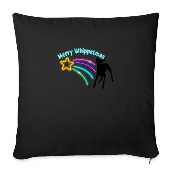 Shooting Star - Sofakissenbezug 45 x 45 cm - Schwarz - Vorne