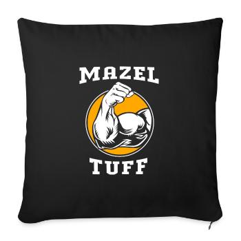 Hanukkah - Sofa pillowcase 17,3'' x 17,3'' (45 x 45 cm) - black - Front